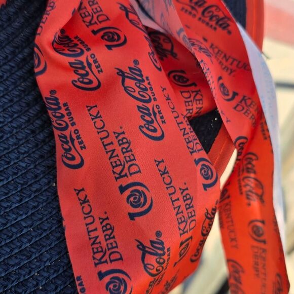 Coca Cola Kentucky Derby Hat Wide Brim Hat with coca cola logo - Picture 7 of 11